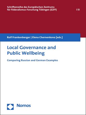 cover image of Local Governance and Public Wellbeing